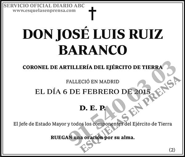José Luis Ruiz Baranco